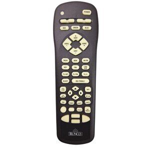 Runco Projector Remote Control MBR3468PZ Glow Buttons OEM Original Tested Works